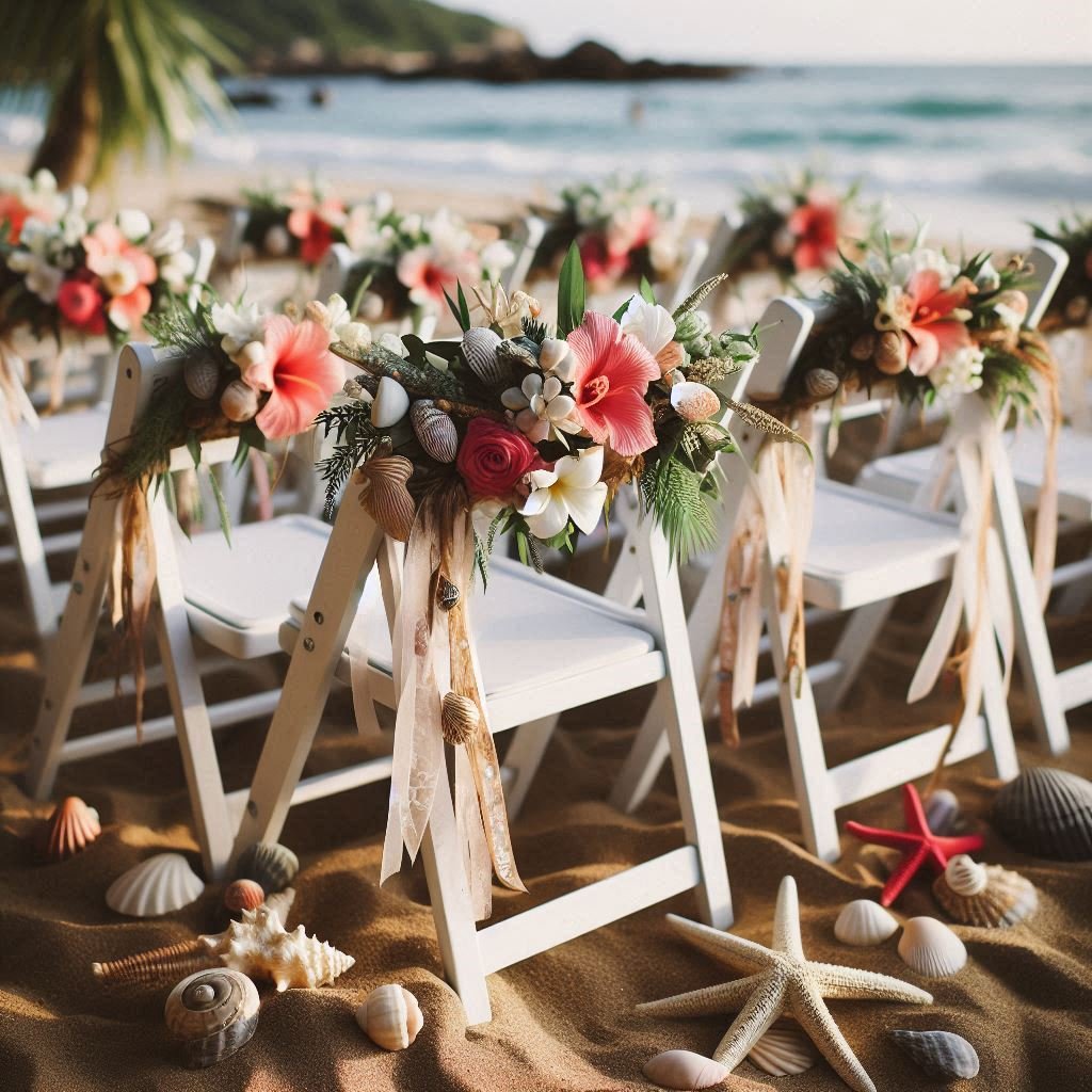 How to Decorate Folding Chairs for a Wedding