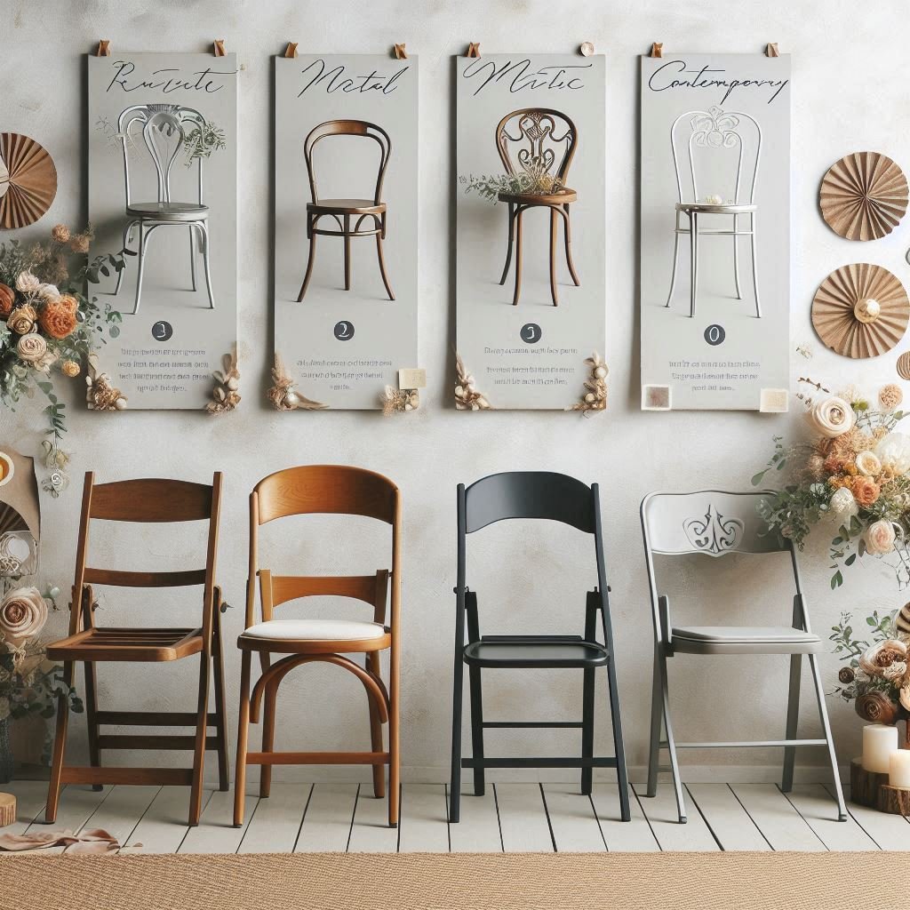 How to Decorate Folding Chairs for a Wedding