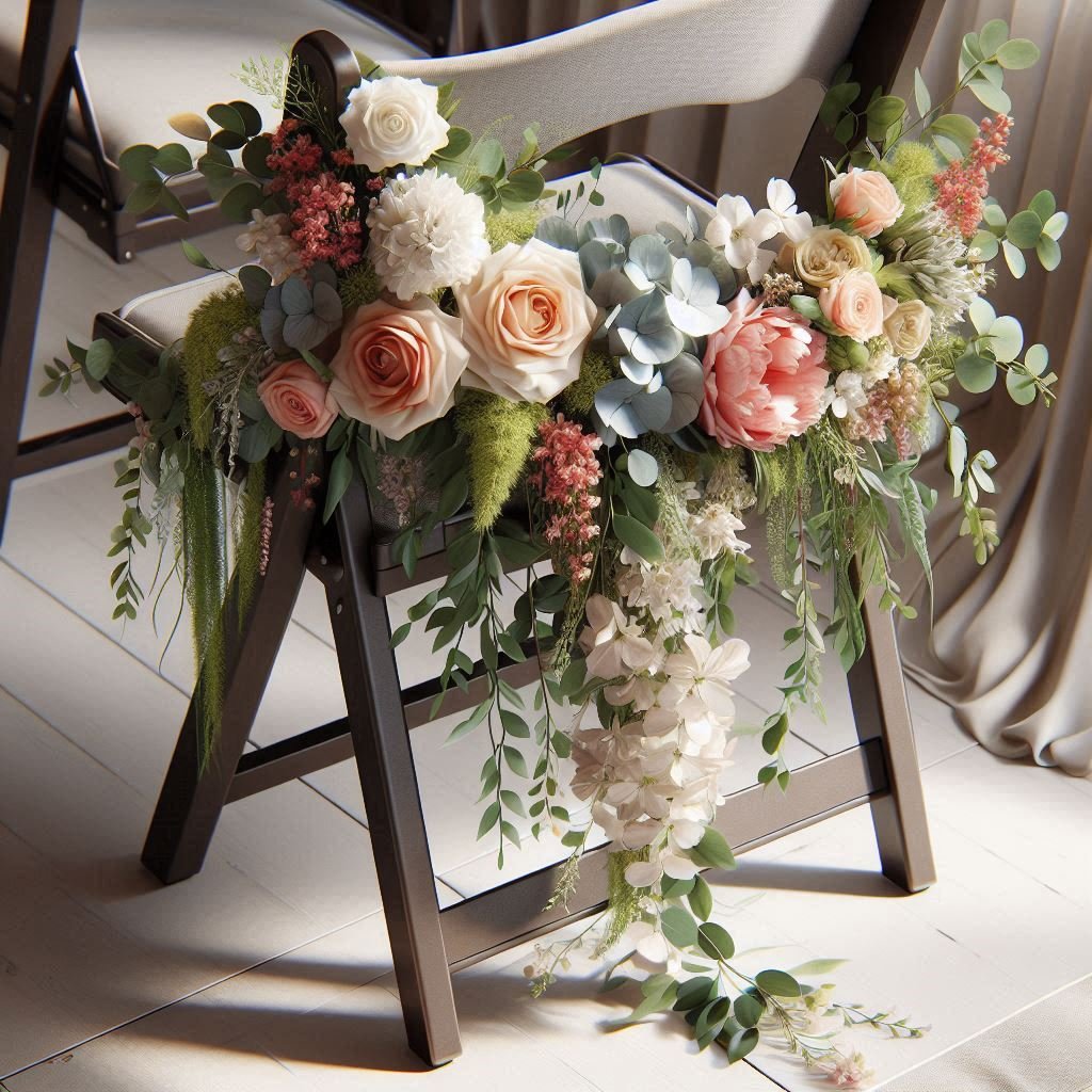How to Decorate Folding Chairs for a Wedding