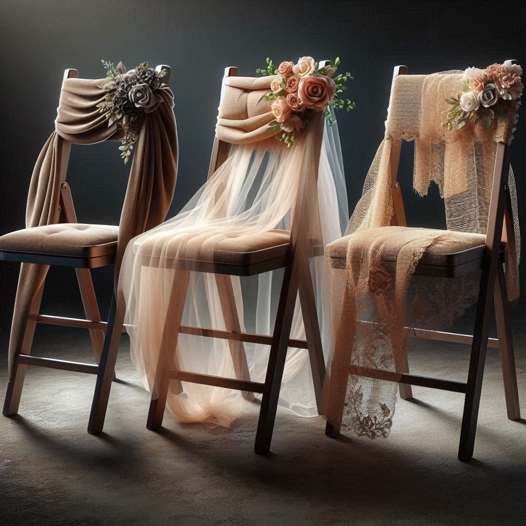 How to Decorate Folding Chairs for a Wedding